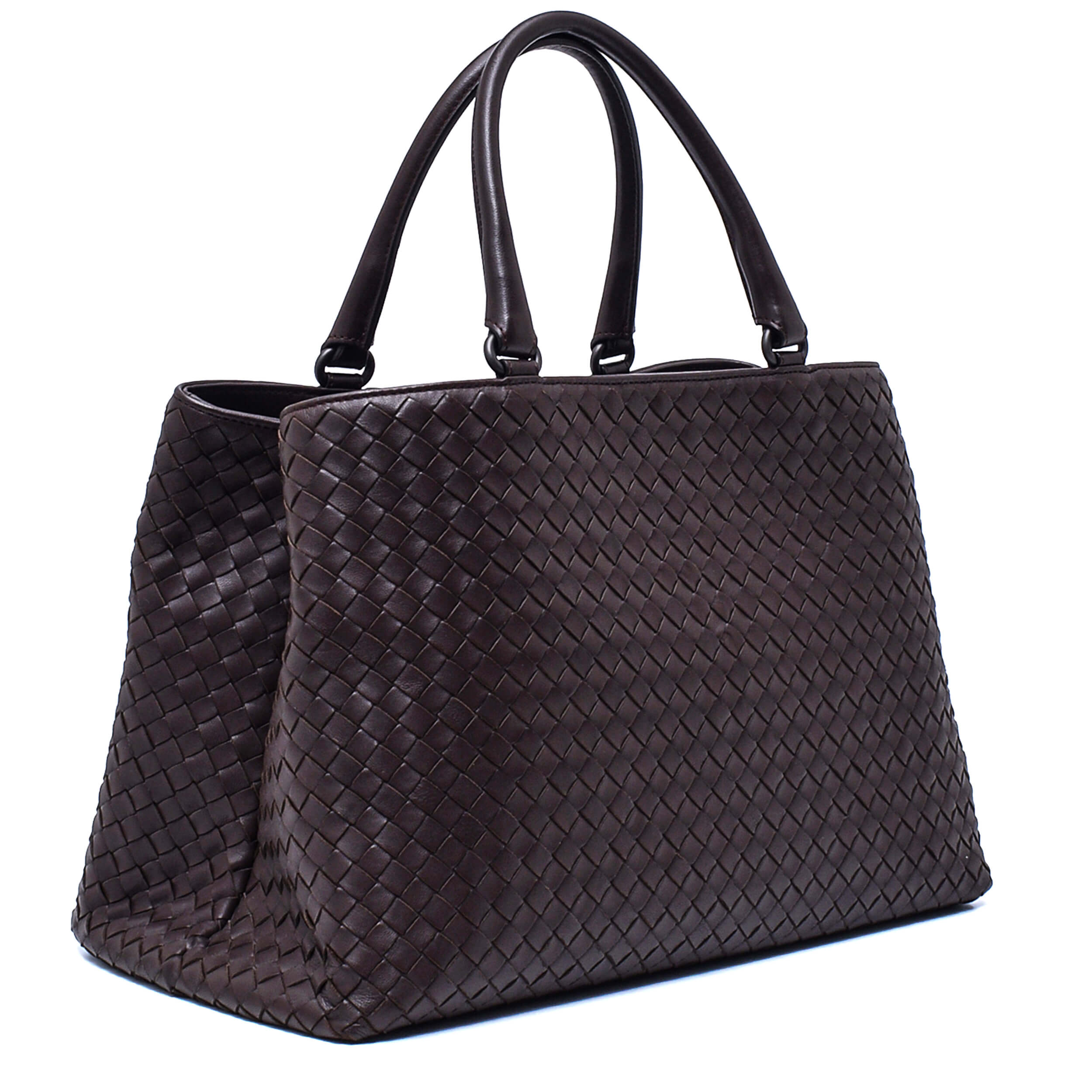 Bottega Veneta - Brown Intrecciato Nappa Leather Fourre Tout Bag